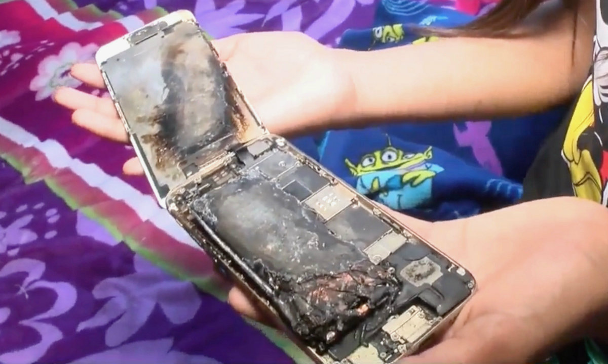 iPhone 6炸了！11岁加州女孩手机爆炸，苹果已展开调查并赠新机