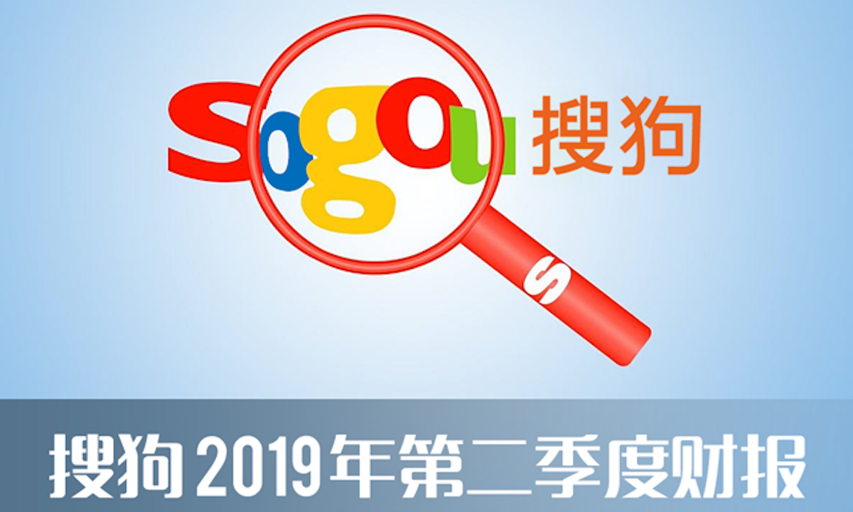 搜狗2019年Q2财报：总营收超20亿，同比增长8%