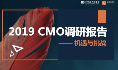 机遇与挑战，2019中国CMO调研报告