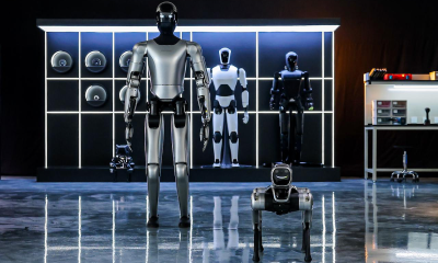 魔法原子推出人形机器人和四足机器人，今年将量产400台人形机器人