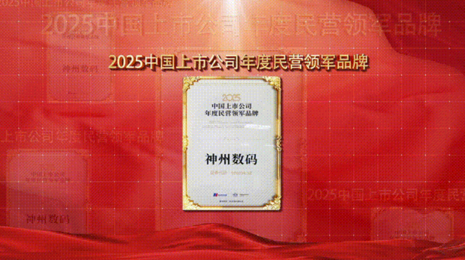 神州数码获评“2025中国上市公司年度民营领军品牌”