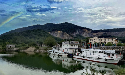 全球首艘纯氨燃料内燃机动力示范船舶，“氨晖”号在安徽巢湖首航成功