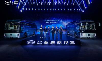 比亚迪又到商用车乱杀，客车用上千伏架构，还有云辇A加持